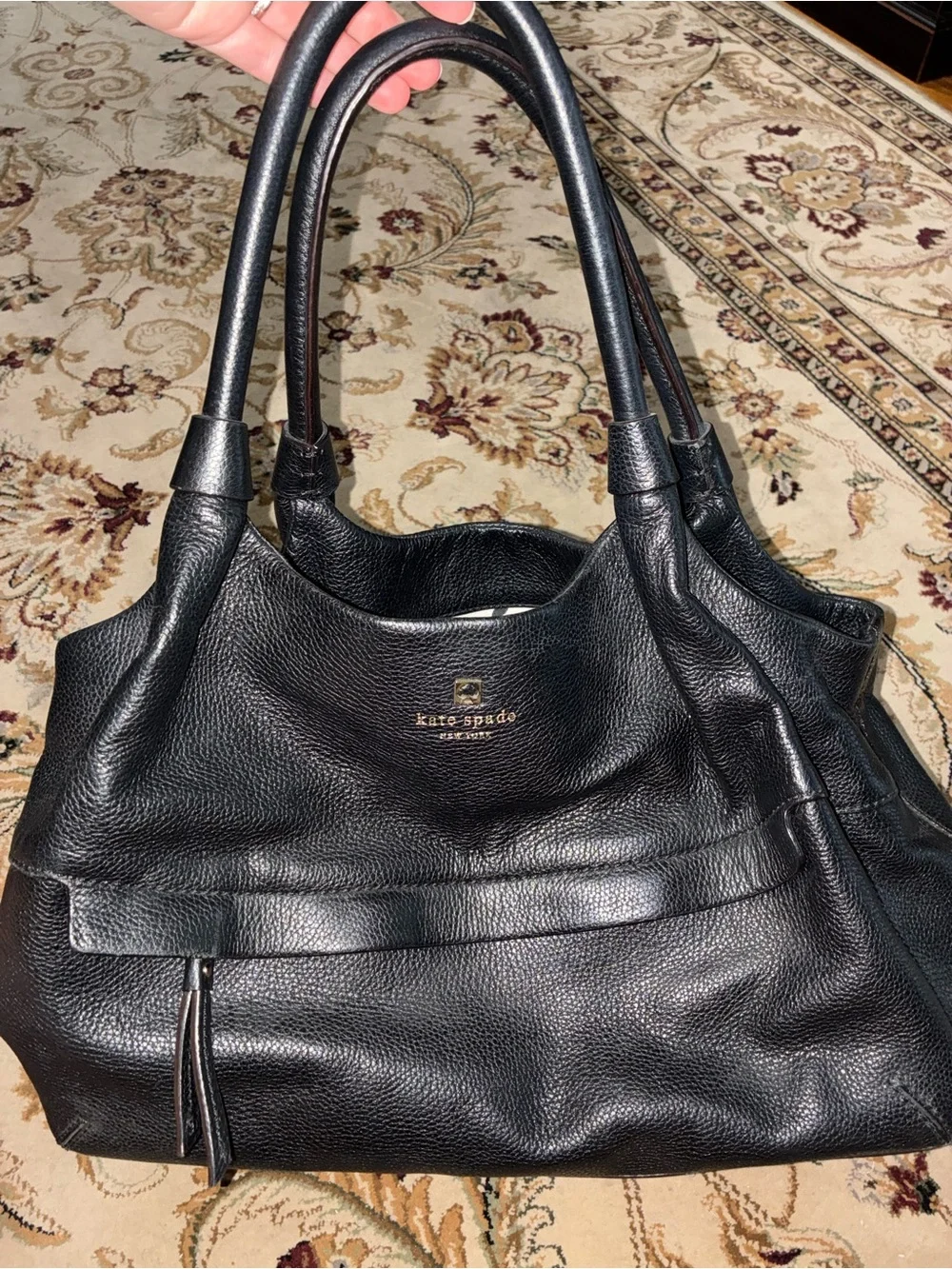 kate spade pebbled leather